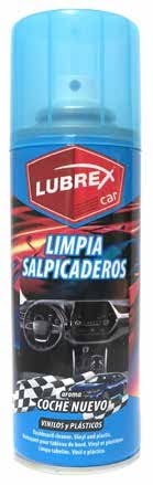 Spray Limpiasalpicaderos LUBREX 200ml Coche Nuevo